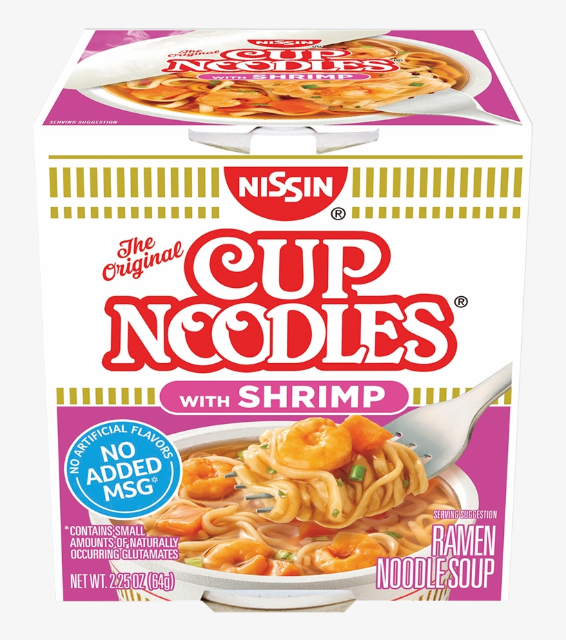 70662 03002 Cup Noodles Shrimp Unit - Ramen Cup Noodles, transparent png download