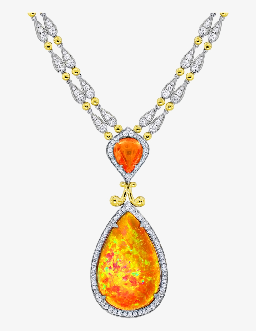 N 21956-opal - Necklace, transparent png download