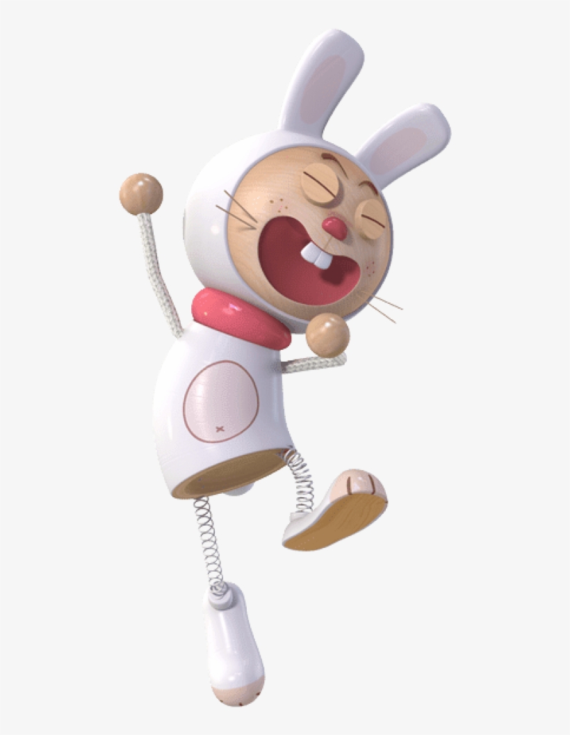 Download Hopparoo Celebrating Clipart Png Photo - Cartoon, transparent png download