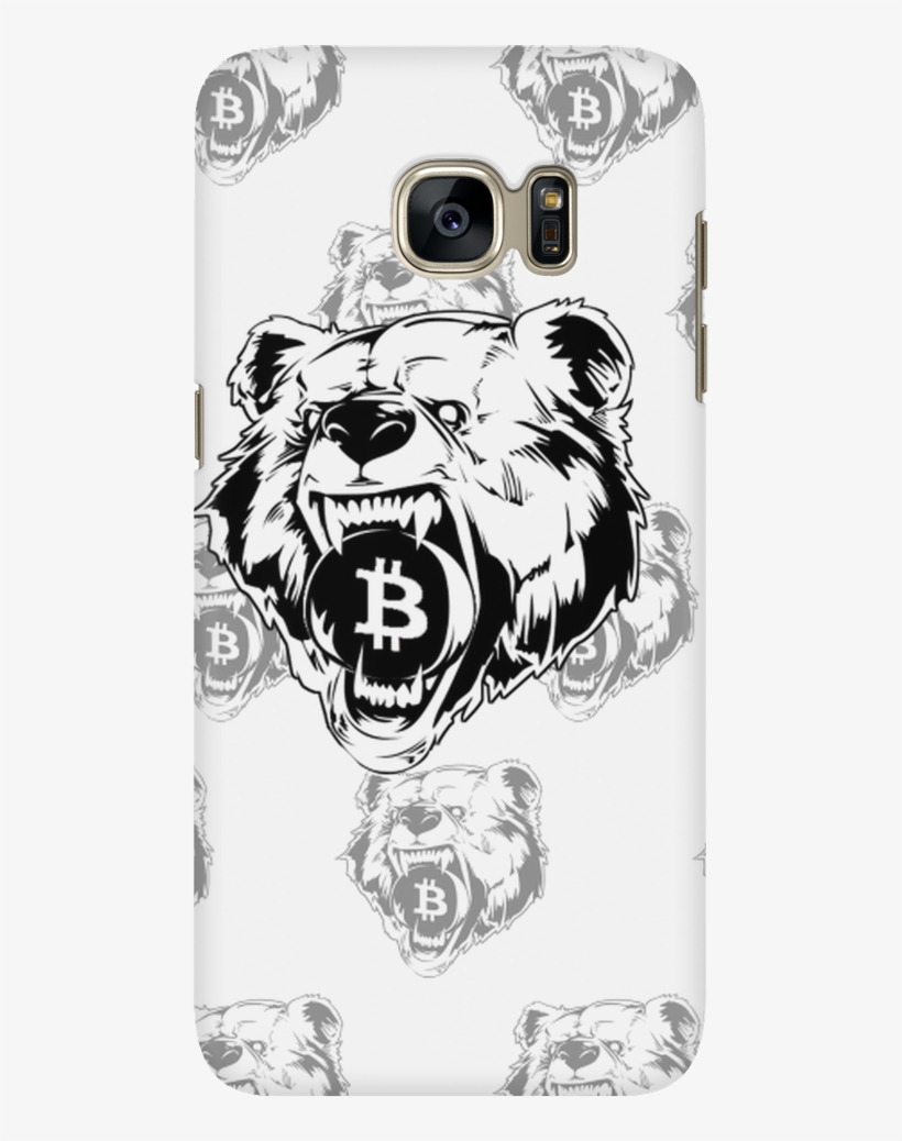 Samsung Galaxy S7 Grizzly Bear Phone Case - Mobile Phone, transparent png download
