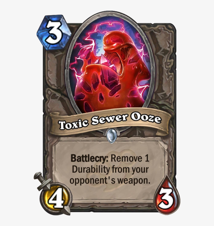 Toxic Sewer Ooze - Hearthstone Omega Defender, transparent png download