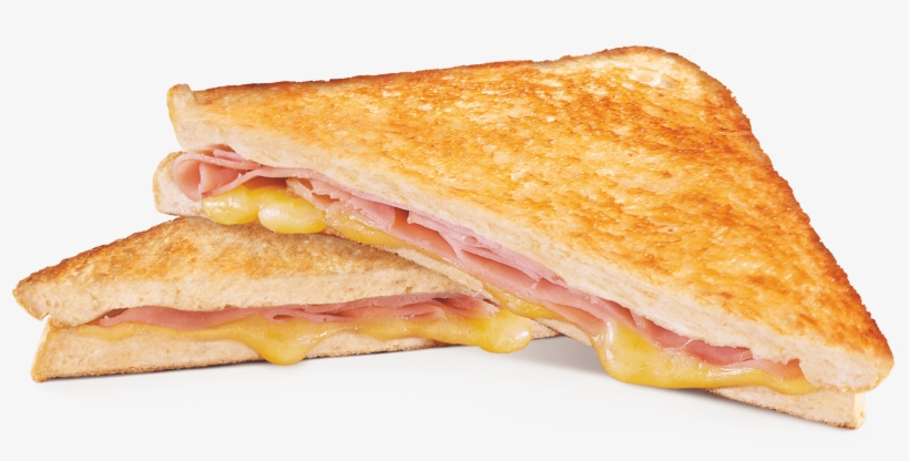 Ham & Cheese Toastie - Ham And Cheese Sandwich Png, transparent png download