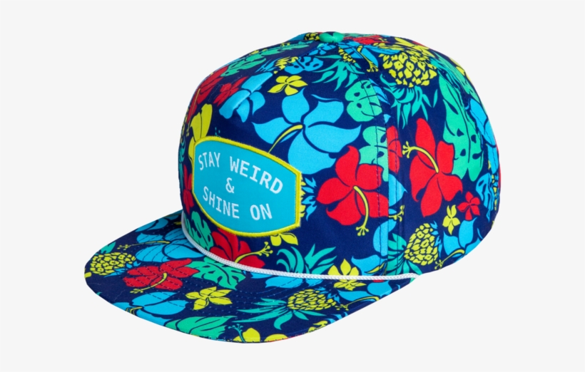Snapback Hat Floral Print Shinesty - Baseball Cap, transparent png download