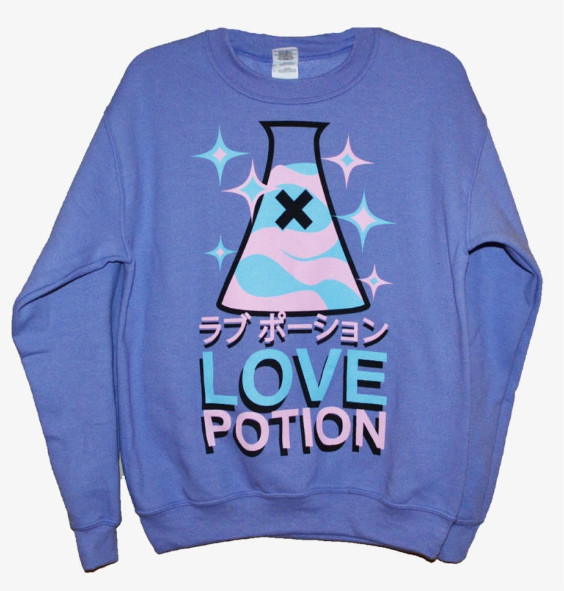Image Of Love Potion Sweatshirt - Long-sleeved T-shirt, transparent png download