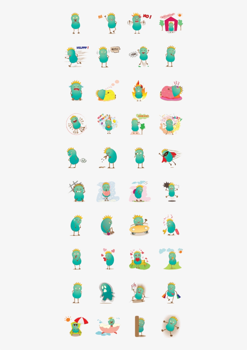 Previous - Ugly Dolls Line Sticker, transparent png download