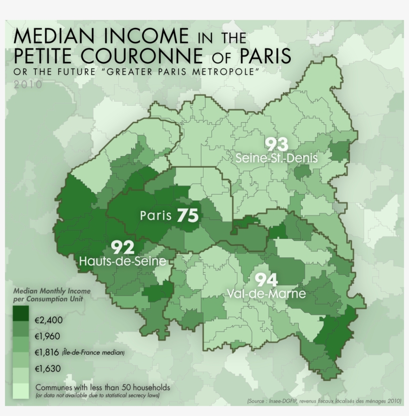 Jms Pc Median Income 2010 - Household Income In Paris, transparent png download