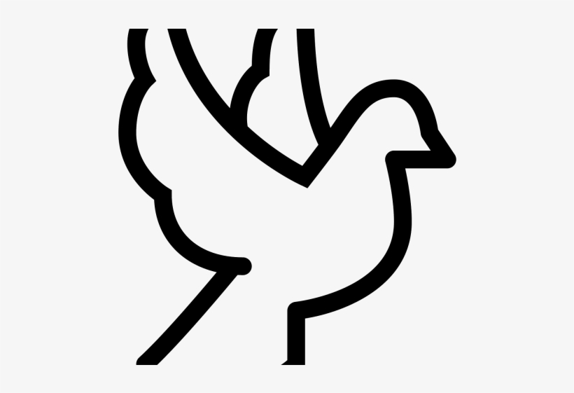 Drawn Dove Paloma - Symbol Dove, transparent png download