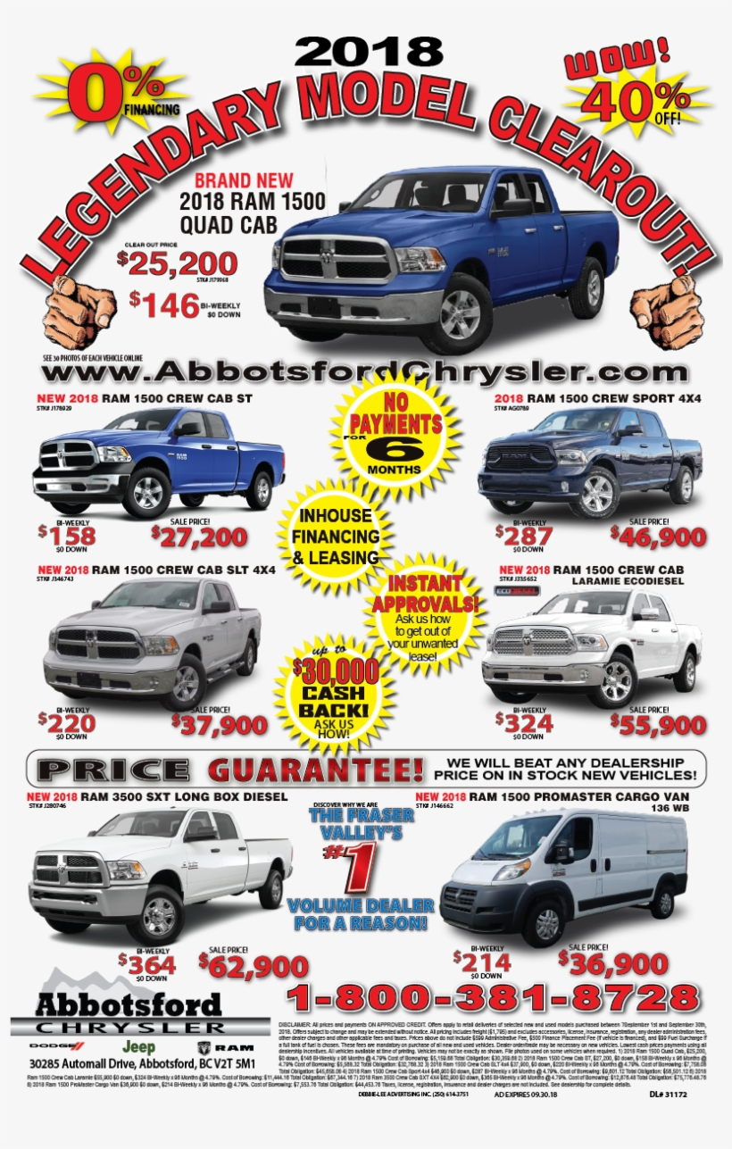 Abbotsford Chrysler Oct - Sport Utility Vehicle, transparent png download