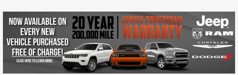 Wooster 20 Year Warranty - Jeep, transparent png download