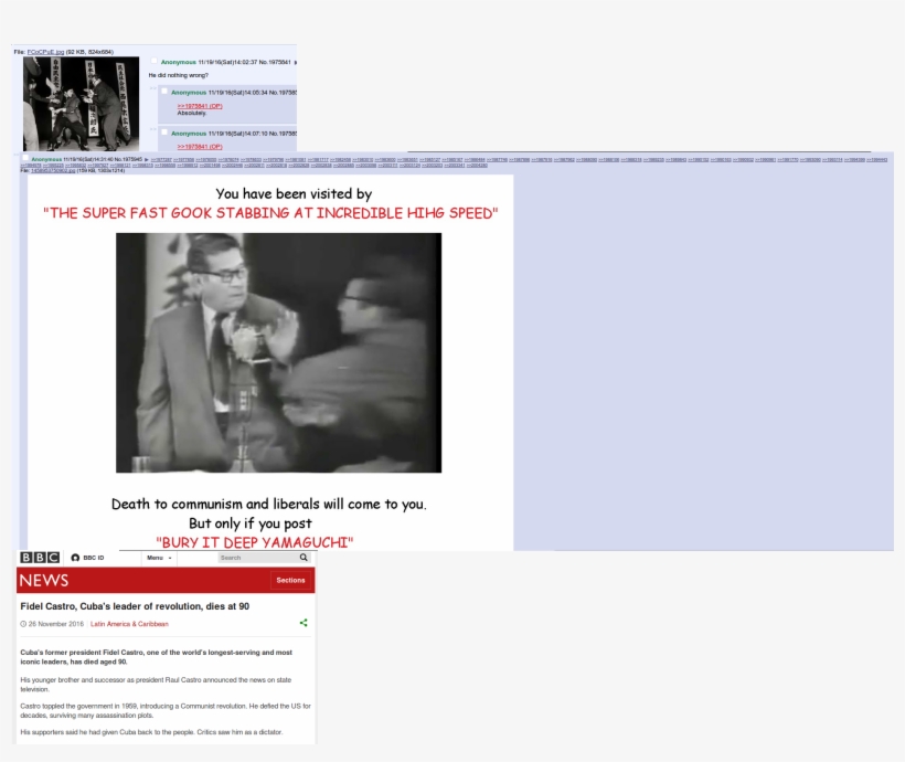 /his/torians Use Meme Magic To Kill Fidel Castro - Bury It Deep Yamaguchi, transparent png download
