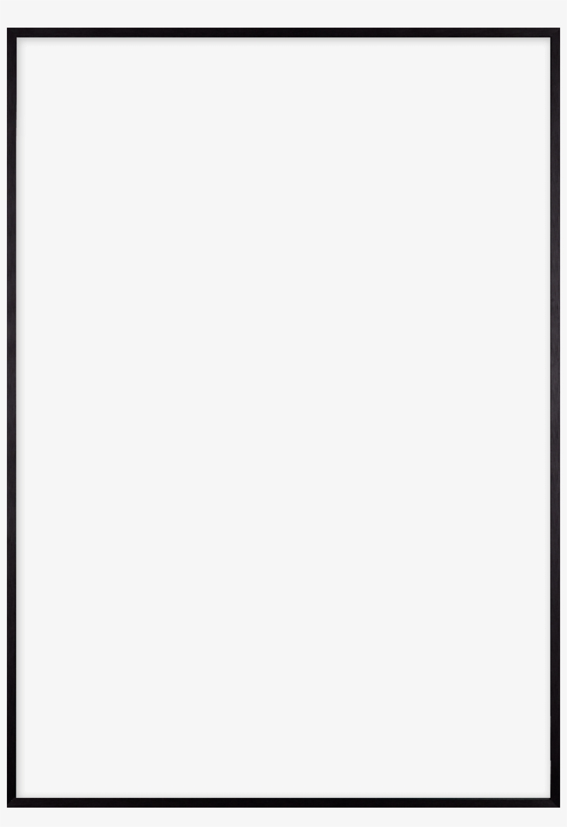 Picture Frame Black - Paper Product, transparent png download