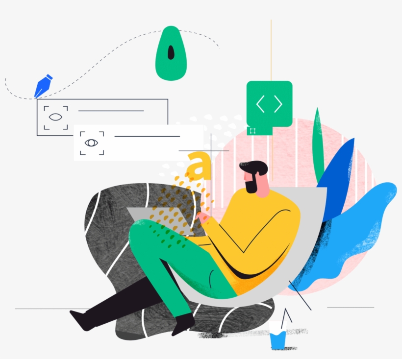 Join Thousands Of Teams Working Smarter With Avocode - Illustration For Web Design, transparent png download