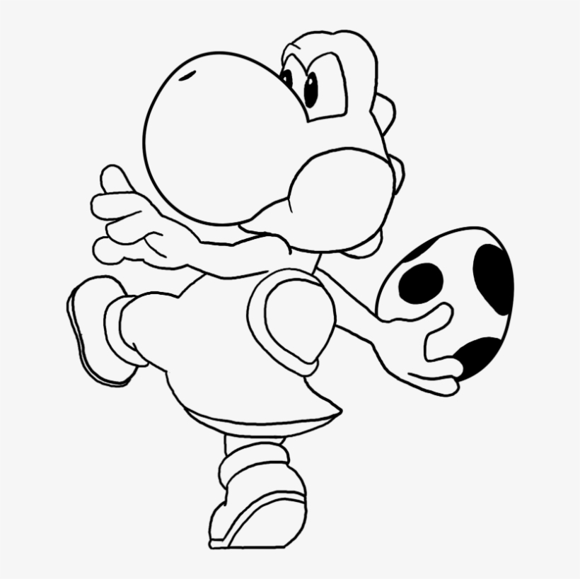 Colouring Pages Yoshi Yoshi Egg Coloring Pages Redcabworcester Dessin Colorier Yoshi PNG 