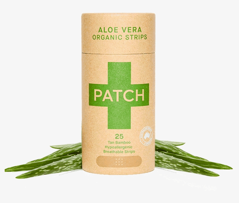 Patch Adhesive Strips Aloe Vera 25s Tube - Adhesive Bandage, transparent png download