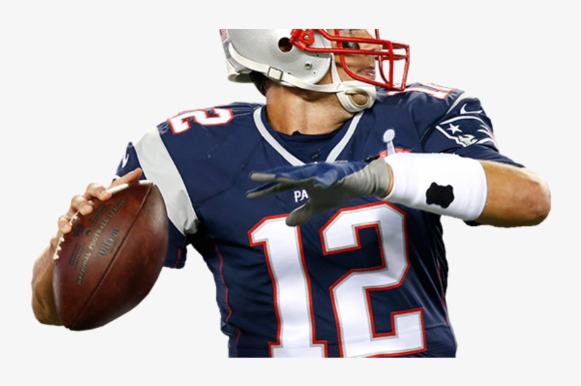 Brady Cropped History Alltimey - Tom Brady In Game, transparent png download