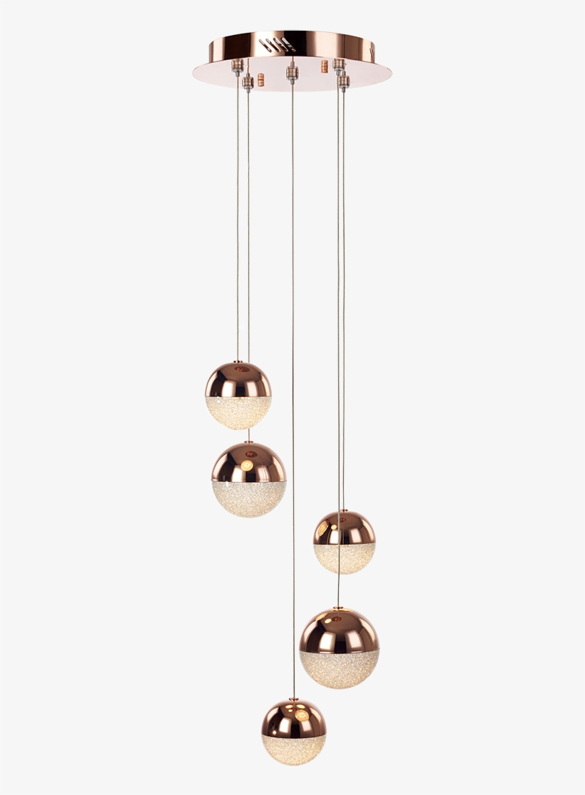 Eclipse 5 Light Adjustable Pendant - Pendant Light, transparent png download