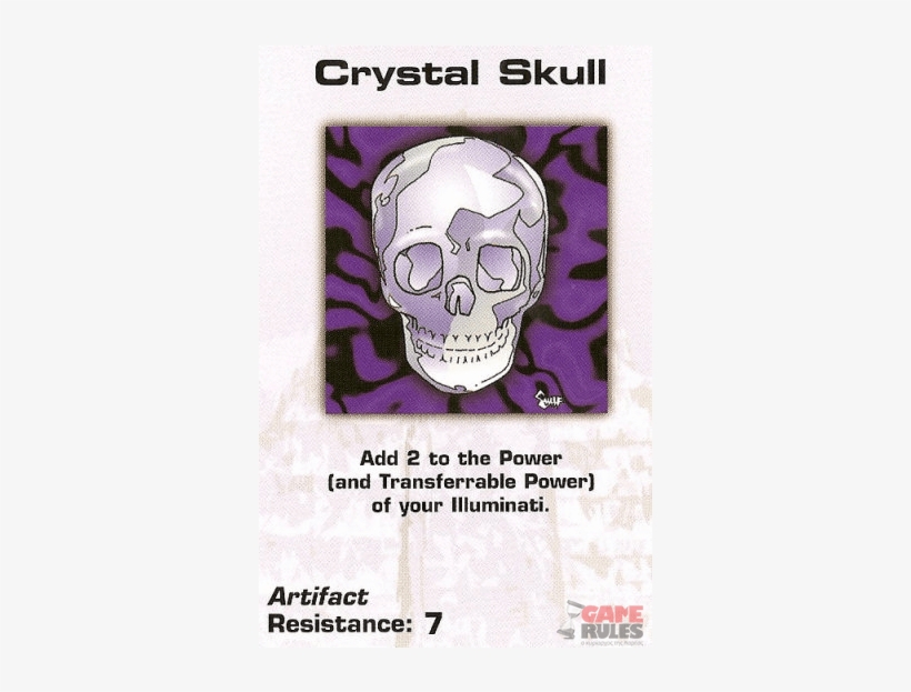 Illuminati Card Game Crystal Skull, transparent png download