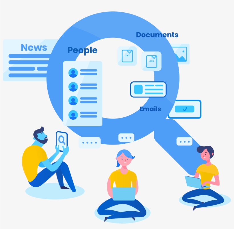 Google Cloud Search Illustration, transparent png download