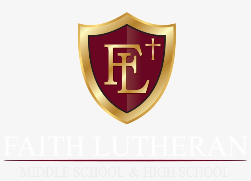 Faith Lutheran Logo White Text - Faith Lutheran Middle School & High School, transparent png download