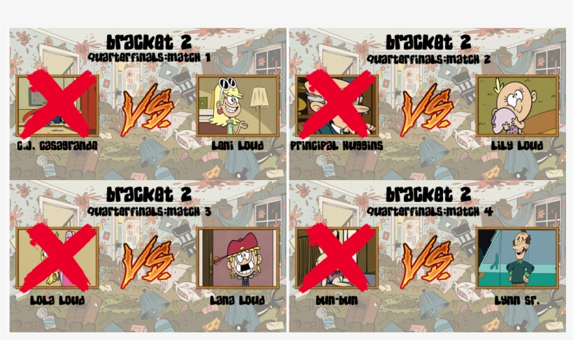 Tlh Tournament Bracket 2 Quarterfinal Matches - Graphic Design, transparent png download