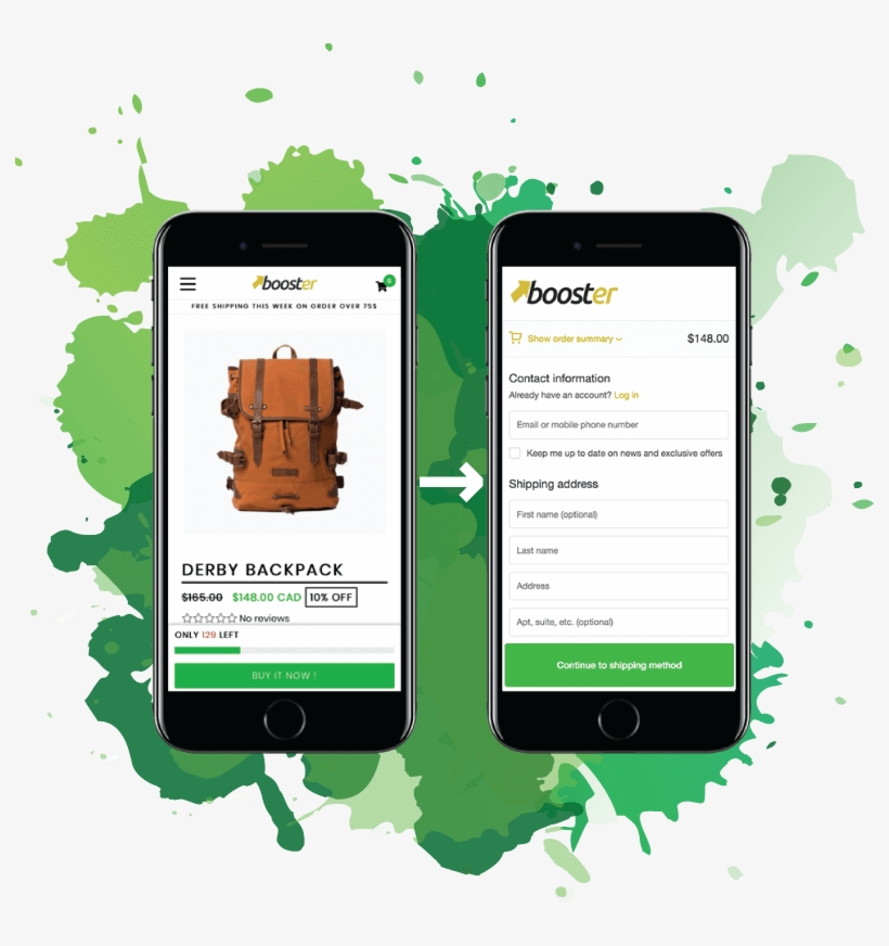 Direct To Checkout - Booster Theme Shopify, transparent png download