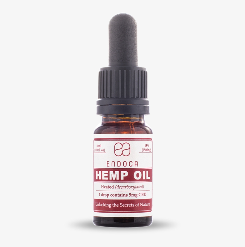 Hemp Oil Drops 1500mg Cbd - Endoca 3% Hemp Oil Drops, transparent png download