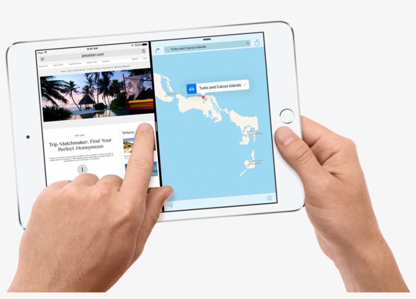And With Up To 10 Hours Of Battery Life, Ipad Mini - Multitasking Ipad, transparent png download