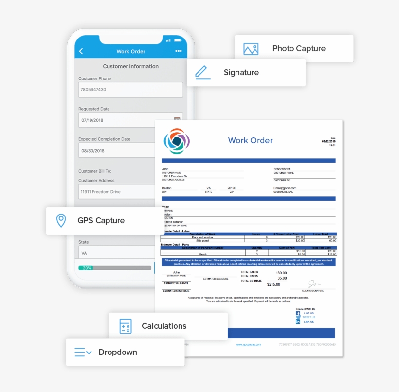 Device Pdf - Go Canvas Ipad, transparent png download