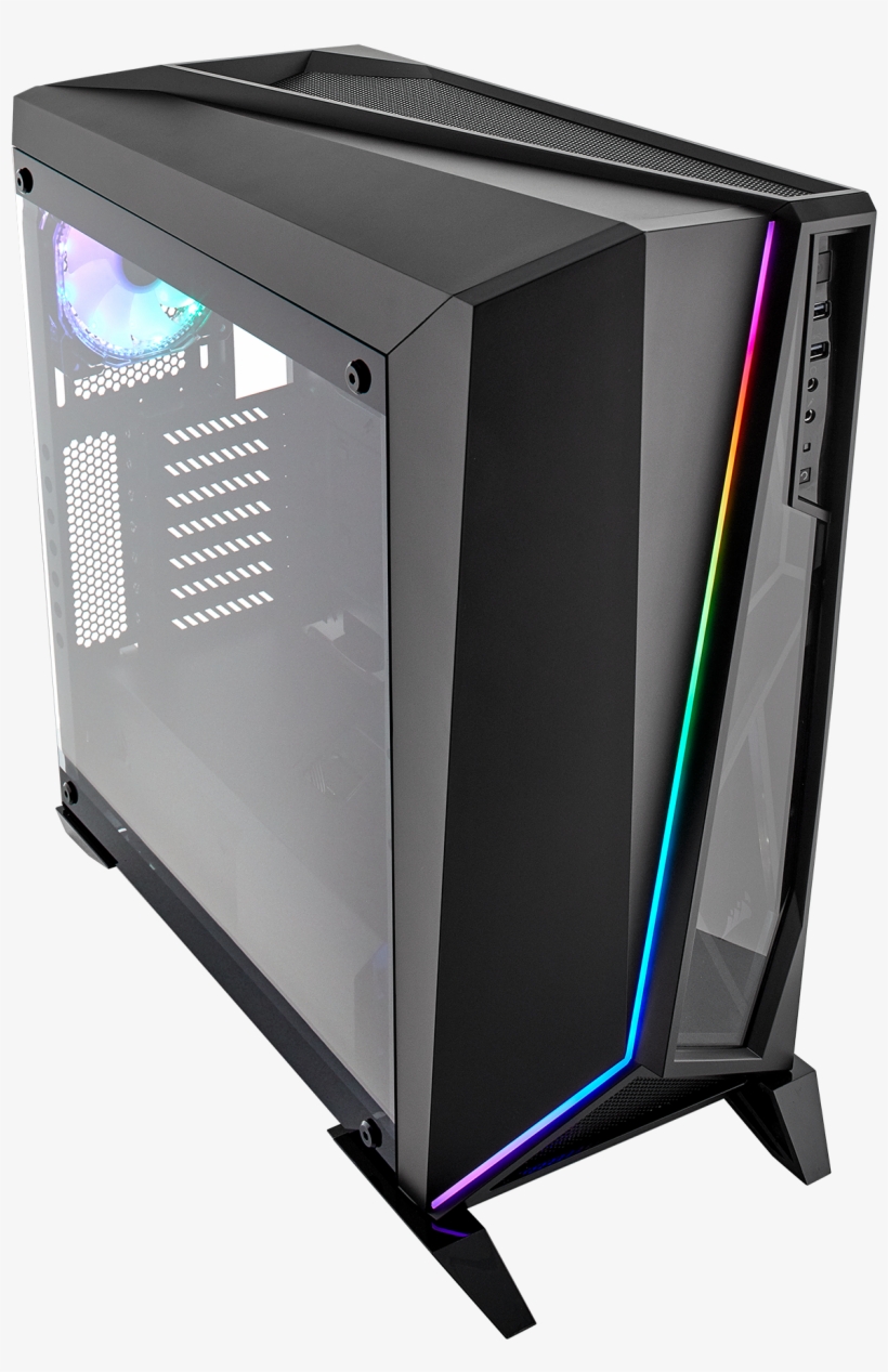 The Lighting Is Controlled By The Supplied Lighting - Corsair Carbide Spec Omega Rgb, transparent png download