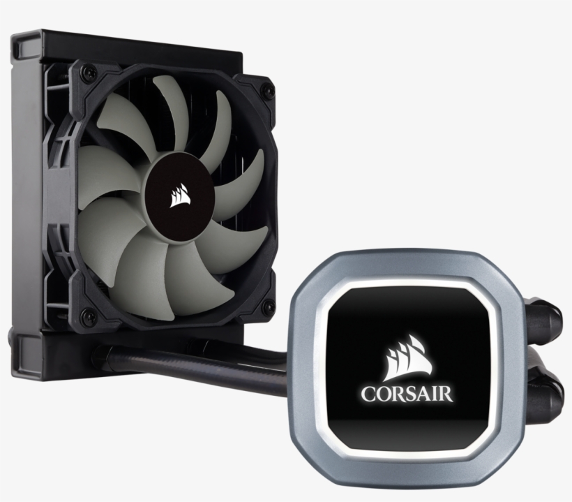 Corsair Hydro Series™ H60 120mm Liquid Cpu Cooler - Corsair Hydro Series H60, transparent png download