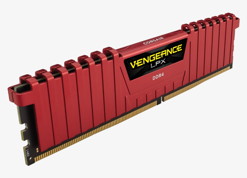 Corsair Vengeance Red Lpx 16gb 2x8gb Cmk16gx4m2a2400c16r - Corsair 8gb Ddr4 Ram, transparent png download