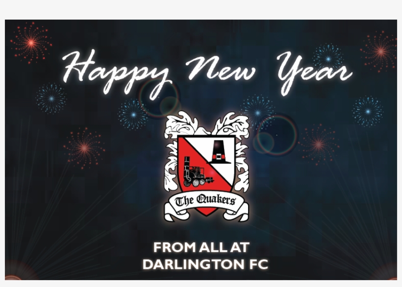 Happy New Year From Darlington Fc - Darlington F.c., transparent png download