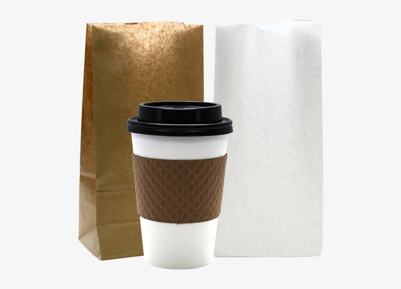 Aspen Coffee Cups With Sleeves - Coffee Cup, transparent png download