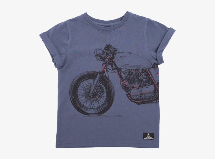 Rock Your Kid Motorcycle Boy Short Sleeve T-shirt - Cycling, transparent png download