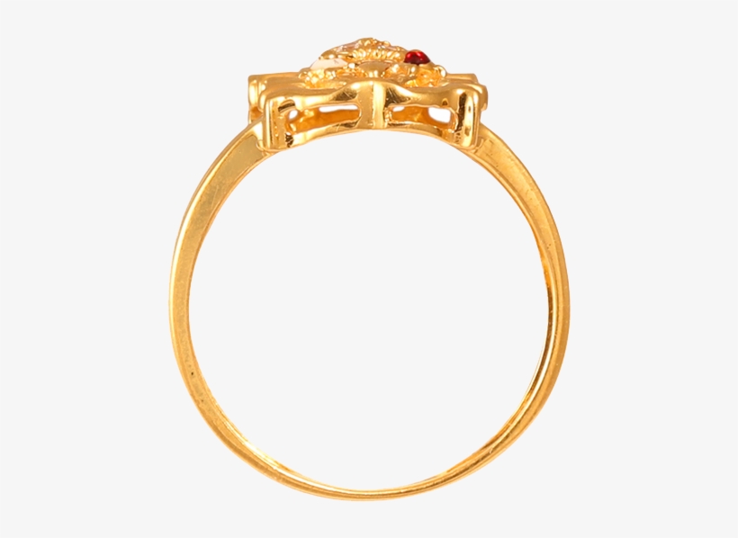 Tirupati Balaji Cz Ring - Ring, transparent png download