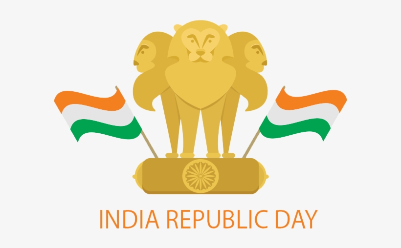 Happy Republic Day Png Image - Happy Republic Day 2019 Png, transparent png download