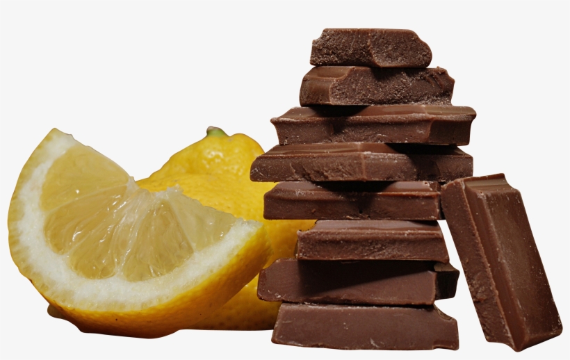 Choclate Stack With Lemon Png Image - Chocolate, transparent png download