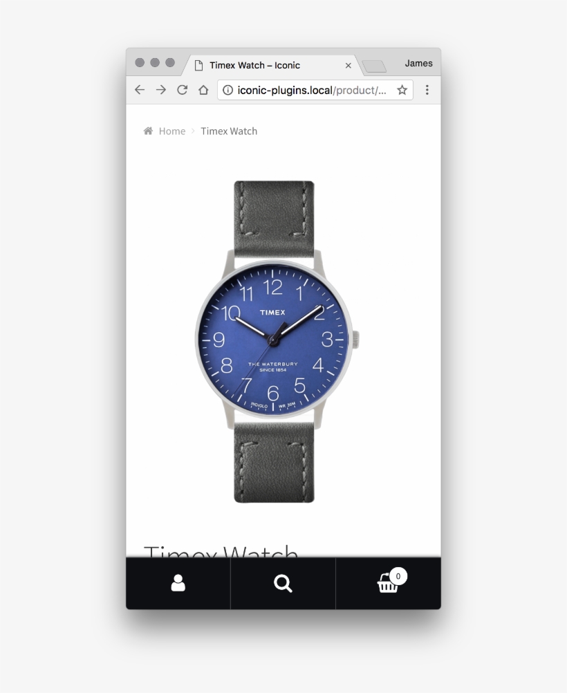 Woocommerce Product Configurator Works Well On All - Analog Watch, transparent png download
