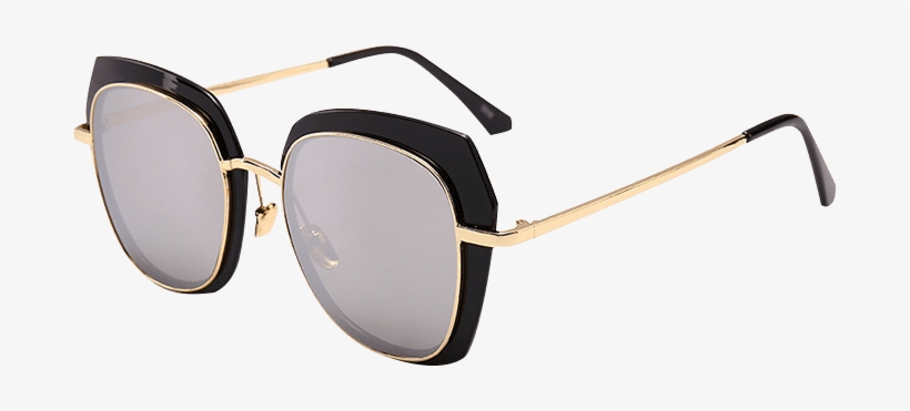 Anti Uv Metal Full Frame Cat Eye Sunglasses - Still Life Photography, transparent png download