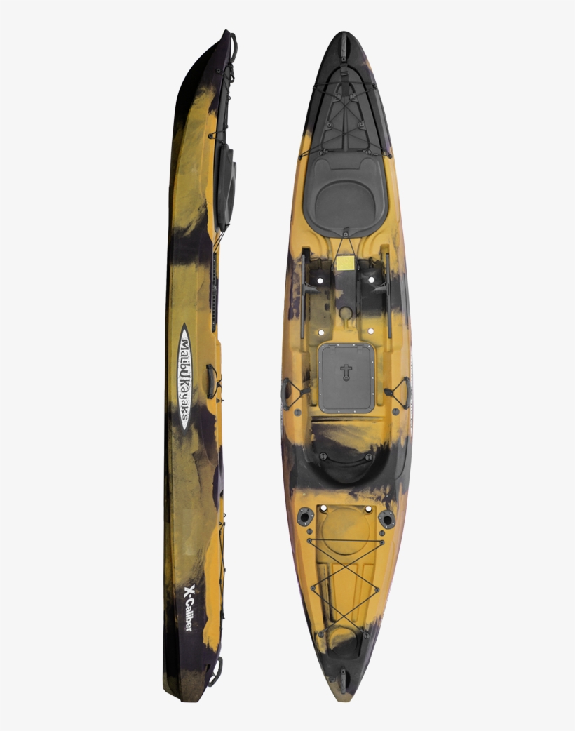 X Caliber Solar Camo Fishing Barge Kayak Vertical - Sea Kayak, transparent png download