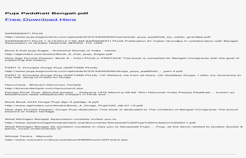 Free Download Paddhati Free Saraswati Puja - Activities Resume Example, transparent png download