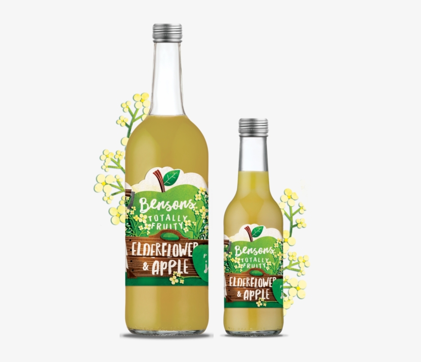 Elderflower And Apple - Glass Bottle, transparent png download