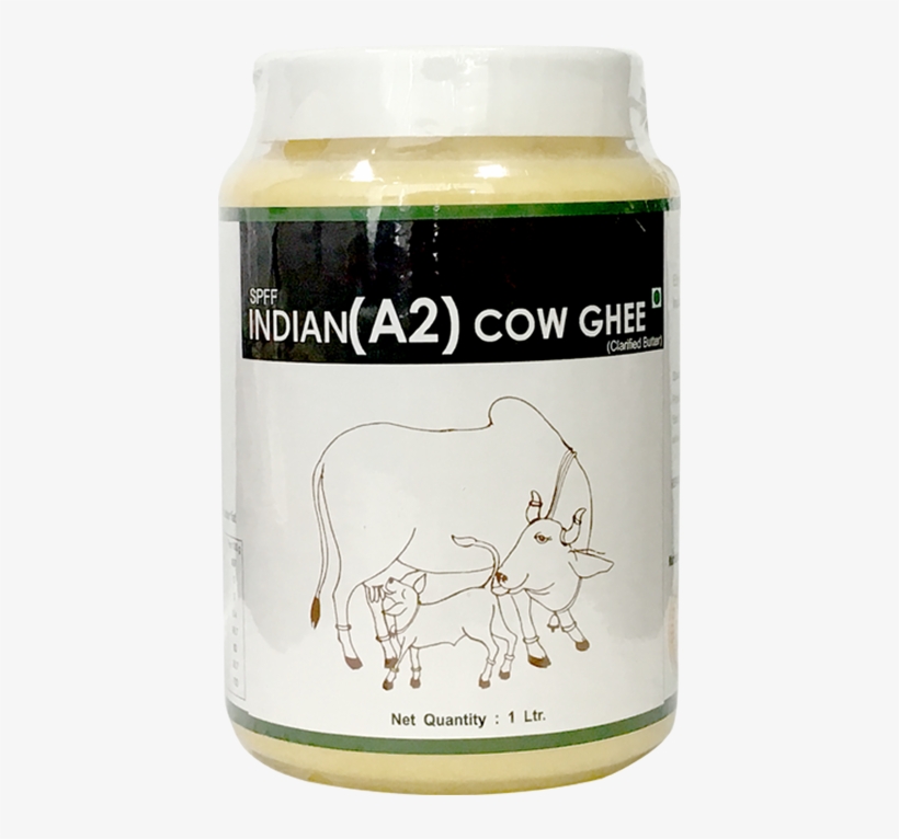 Spff Indian Cow Ghee (clarified Butter) 500 Ml - Skim Milk, transparent png download