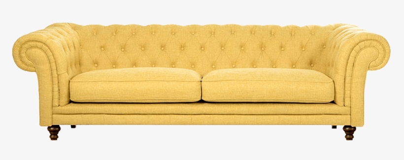 Classic Yellow Couch, transparent png download