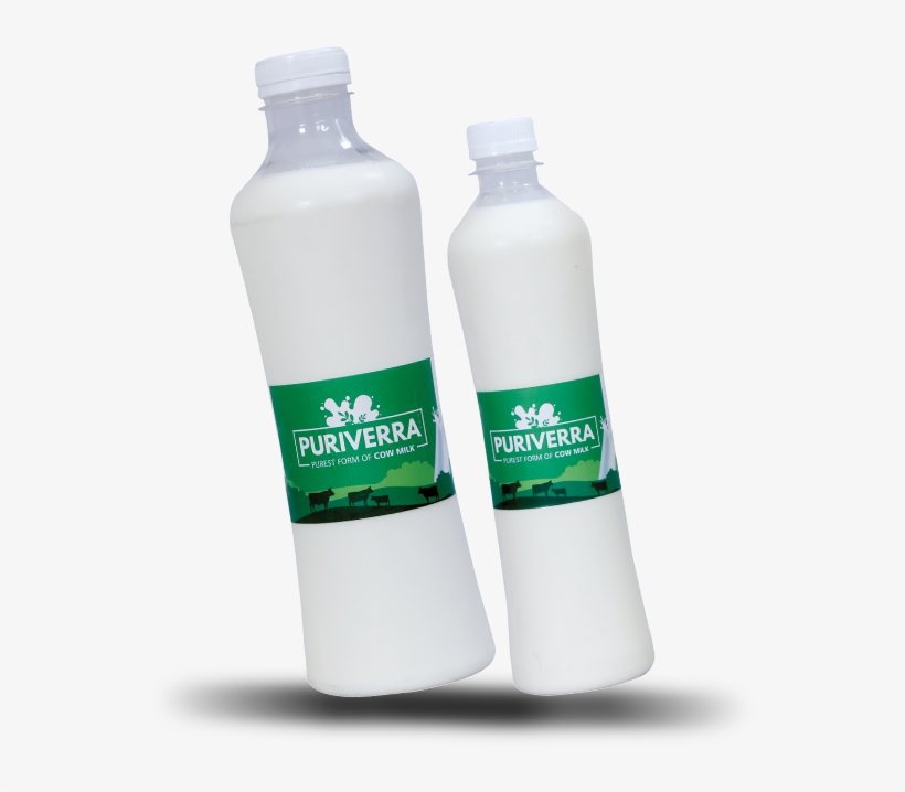 Cow Milk - Plastic Bottle, transparent png download