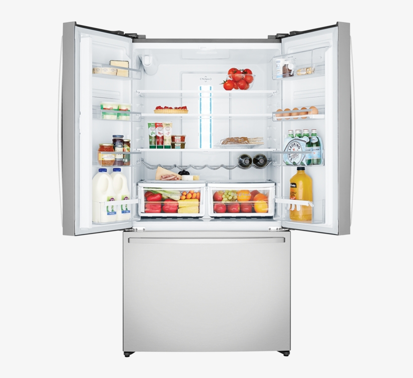 605l French Door Fridge Westinghouse Whe6060sa Brisbane - Westinghouse Wqe6000sa 600l French Door Fridge, transparent png download