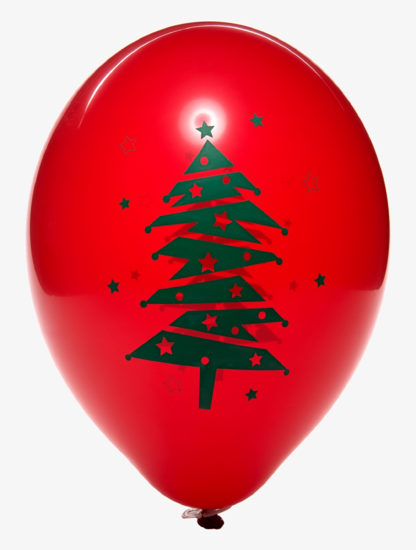 Print Your Own Christmas Balloons - Christmas Tree, transparent png download