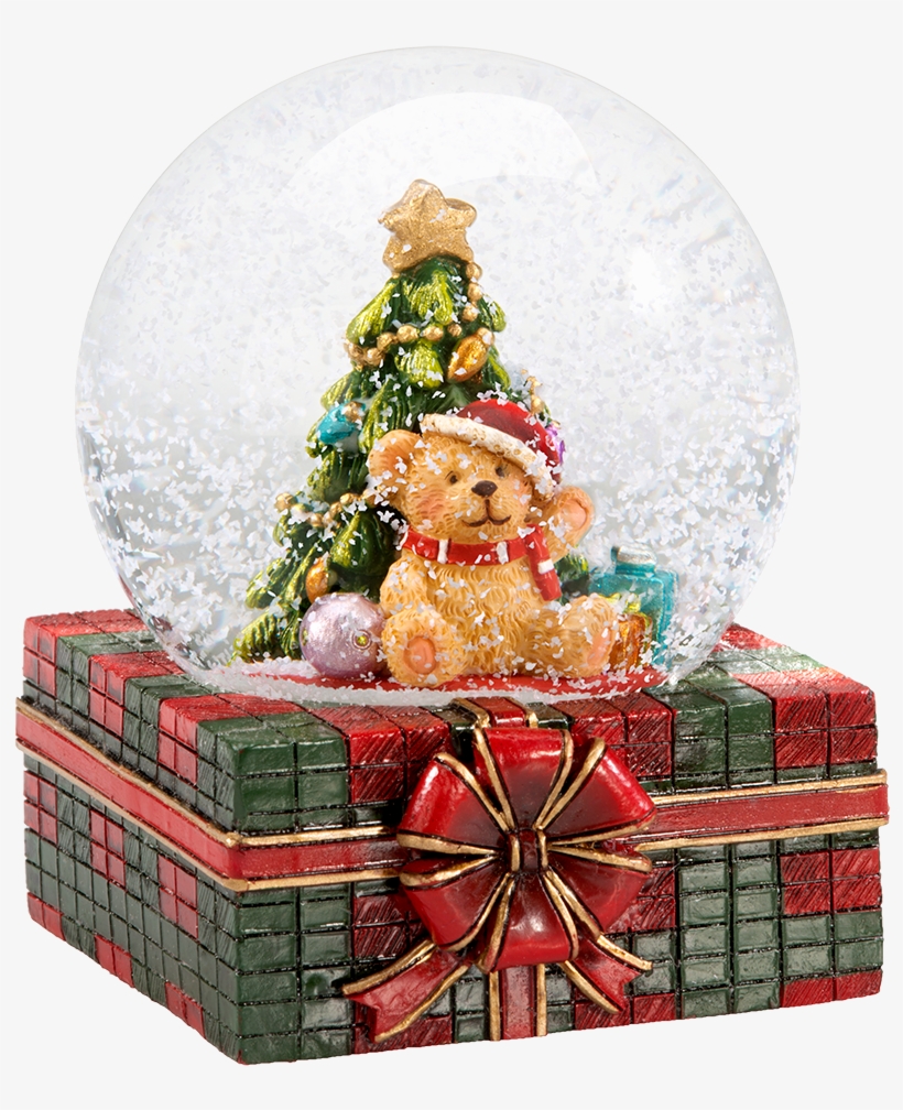 Snow Globe "teddy's Tree" - Christmas Ornament, transparent png download