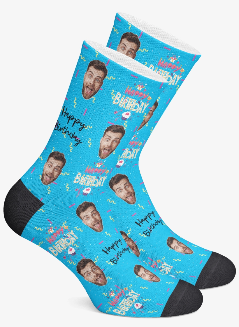 Custom Face Socks - Personalized Socks, transparent png download