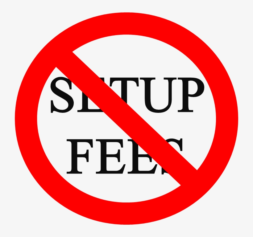 No Setup Fees - No Set Up Fee, transparent png download